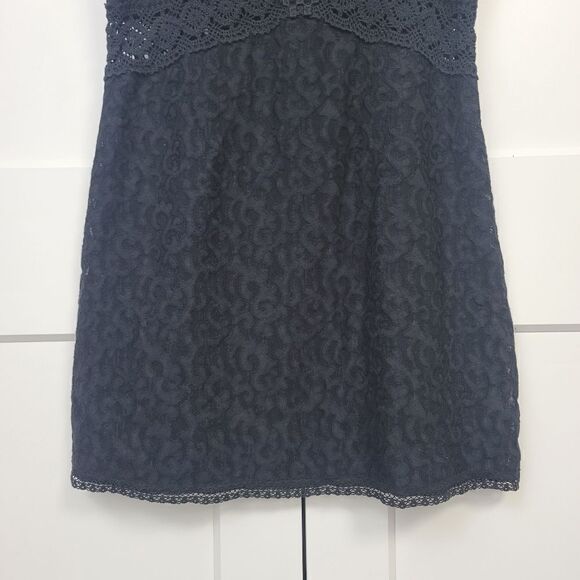 Free People Daisy chain shift dress in black combo, medium - Picture 3 of 12